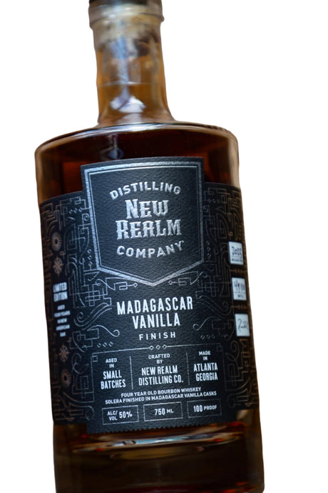[BUY] New Realm 4 Year Old Madagascar Vanilla Finish Bourbon Whiskey at CaskCartel.com