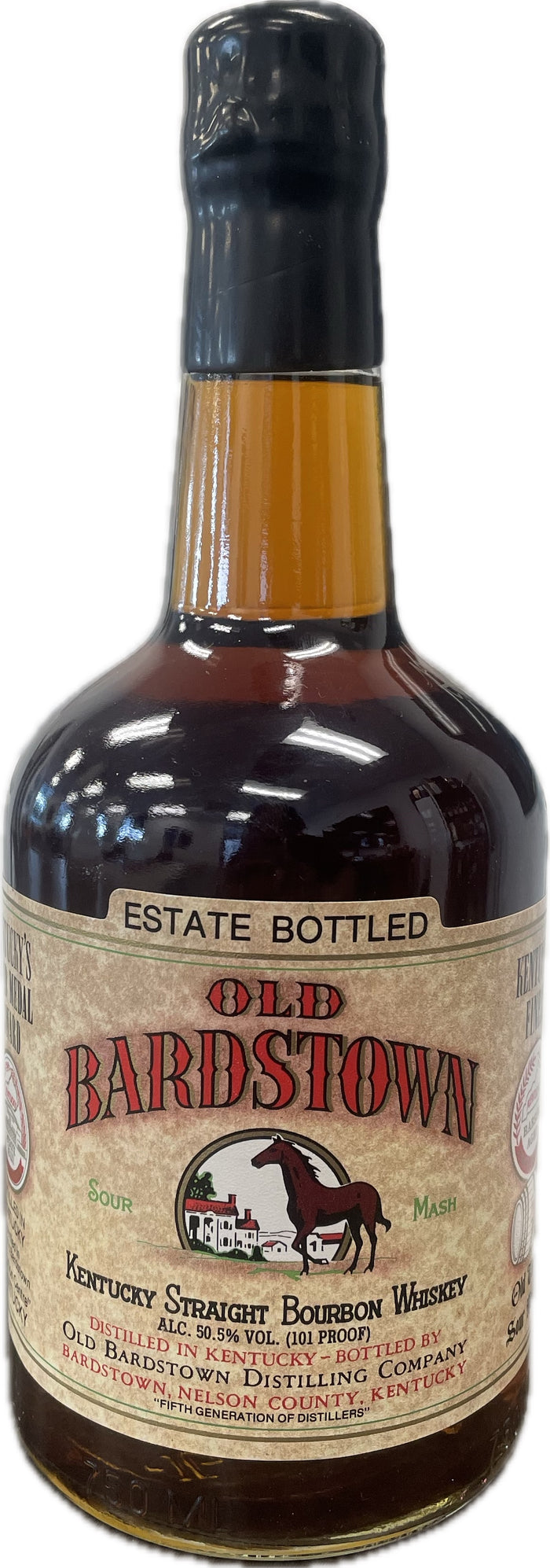 Old Bardstown Estate Bottled Kentucky Straight Bourbon Whiskey | Signed By Willet Distillery Owner Hunter Chavanne