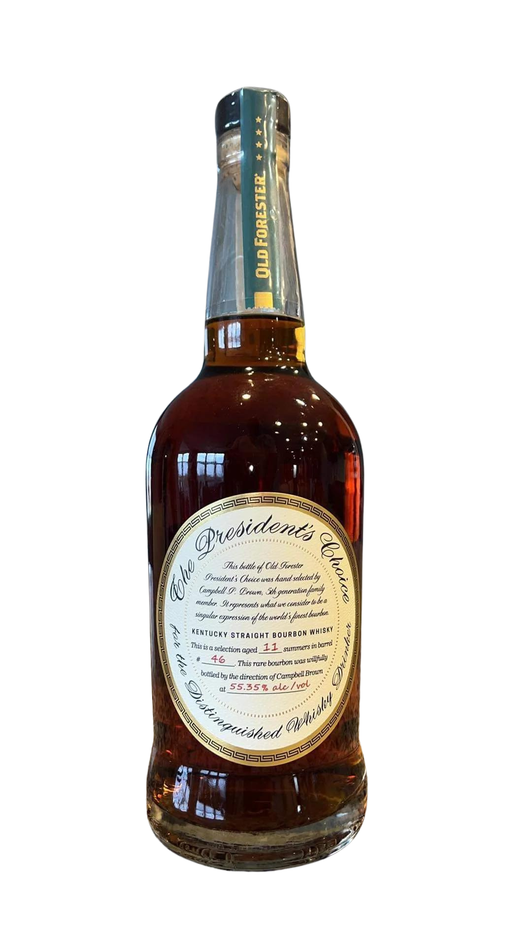 Old Forester  The Presidents Choice  11 Year Old  Batch #46  Straight Bourbon Whiskey at CaskCartel.com