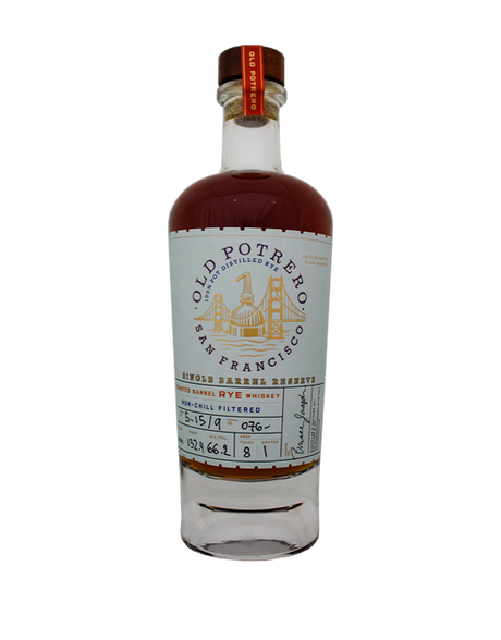 Old Potrero Single Barrel Reserve Toasted Barrel Rye Whiskey | 700ML at CaskCartel.com
