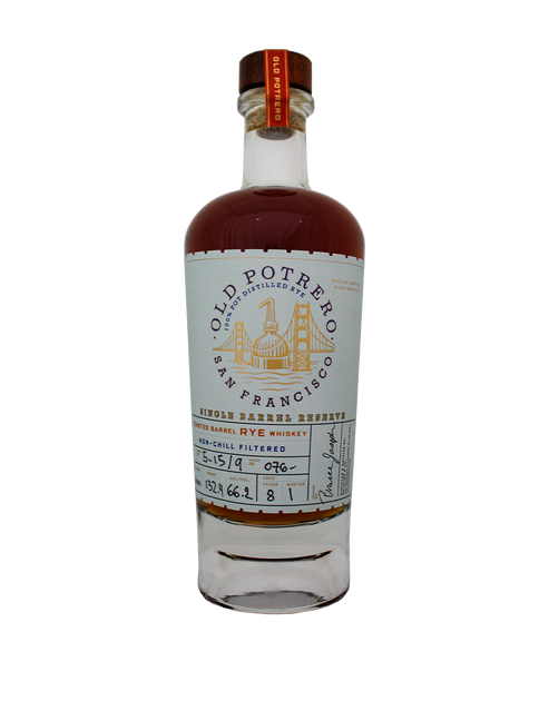 Old Potrero Single Barrel Reserve Toasted Barrel Rye Whiskey | 700ML at CaskCartel.com