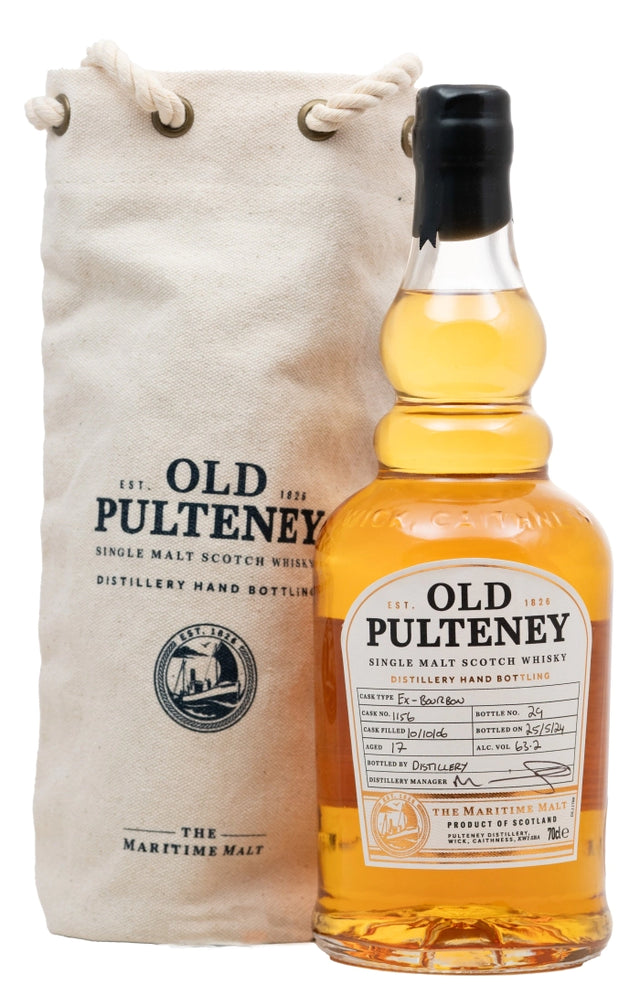 Old Pulteney Hand Filled Ex-Bourbon 2006 Cask #1156 Single Malt Scotch Whisky | 700ML at CaskCartel.com