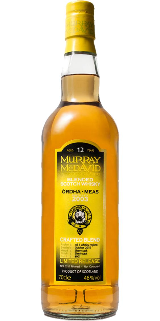 Òrdha Meas 12 Year Old 2003 - Crafted Blend (Murray McDavid) Whiskey | 700ML at CaskCartel.com