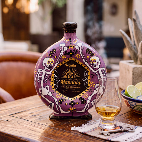 Mandala Day of the Dead Ramona Pacheco 2021 Limited Edition Extra Anejo Tequila | 1L at CaskCartel.com 2