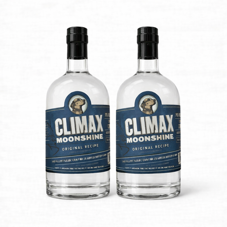 Moonshiners Tim Smiths | Climax Moonshine - Original (2) Bottle Bundle | Autographed at CaskCartel.com