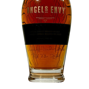 Angel’s Envy 10th Anniversary Rare Mizunara Oak | Signed by Kyle & Wesley Henderson | Collectors Bottle at CaskCartel.com 2
