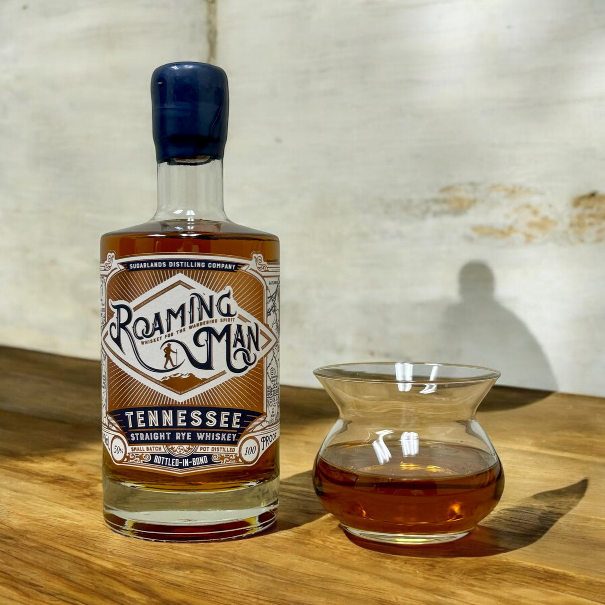 Roaming Man [Bottled in Bond] Tennessee Straight Rye Whiskey w/ Limited Edition Glass at CaskCartel.com 2