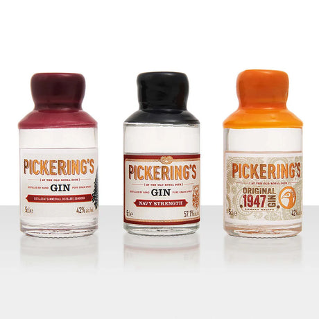 Pickering's Miniatures Triple Pack Gin | 150ML at CaskCartel.com