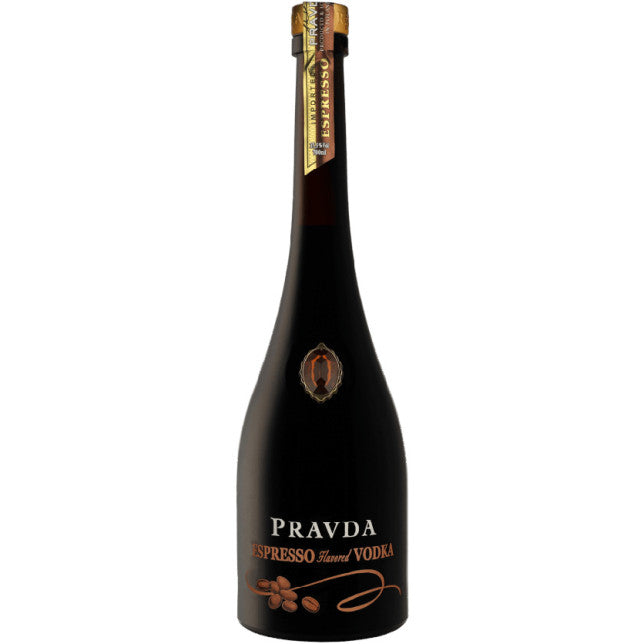 Pravda Espresso Flavoured Vodka | 700ML at CaskCartel.com