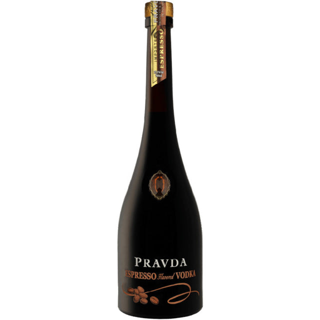 Pravda Espresso Flavoured Vodka | 700ML at CaskCartel.com