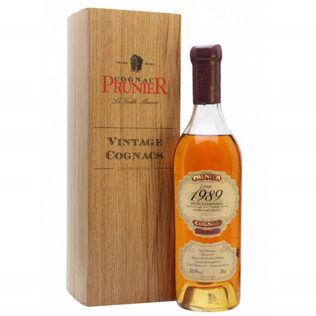 1989 | Prunier Vintage | Petite Champagne Cognac | 700ML at CaskCartel.com