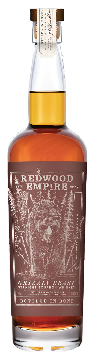 Redwood Empire Grizzly Beast Bottled In Bond Straight Bourbon Whiskey at CaskCartel.com