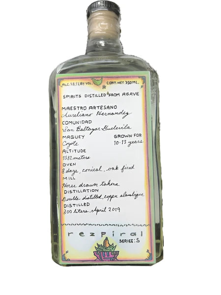 Rezpiral Series 5 Coyote Agave Spirit at CaskCartel.com