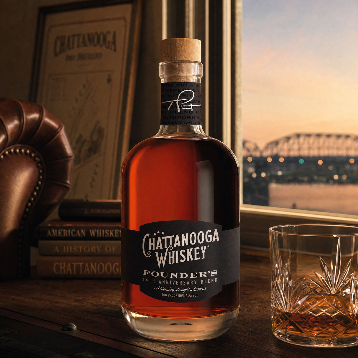 Chattanooga Whiskey | Founder's 14th Anniversary Blend | Straight Bourbon Whiskey at CaskCartel.com 2
