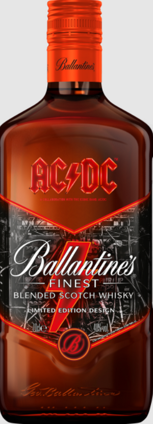 Ballantine's Finest AC/DC Limited Edition Scotch Whisky | 700ML at CaskCartel.com
