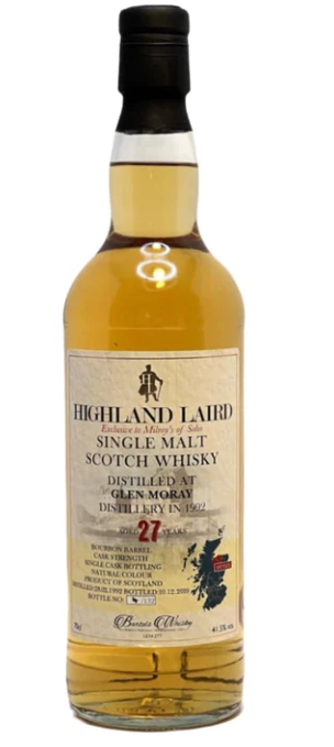 Glen Moray 1992 BRI Highland Laird 27 Year Old 2019 Release Single Malt Scotch Whisky | 700ML at CaskCartel.com