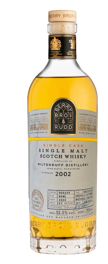 Miltonduff 2002 (Berry Bros & Rudd) Single Cask 2022 Release (Cask #900258) Single Malt Whisky | 700ML