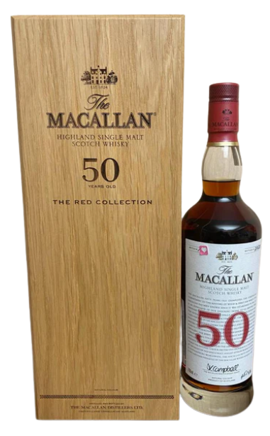 Macallan The Red Collection 50 Year Old (2020) Release Scotch Whisky | 700ML at CaskCartel.com