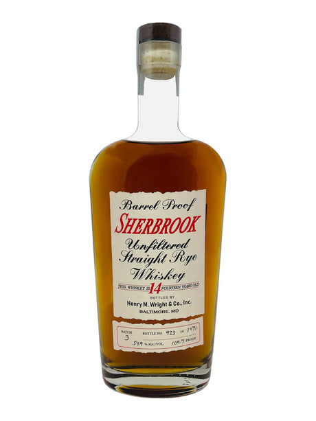 Sherbrook 14 Year Old Straight Rye Whiskey at caskcartel.com
