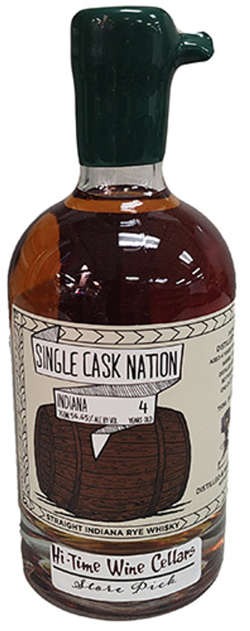 Single Cask Nation 4 Year Old Straight Indiana Rye Whiskey at CaskCartel.com