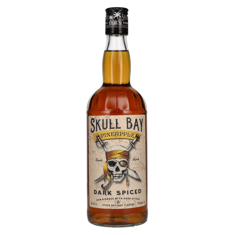 Skull Bay Dark Spiced Pineapple Rum | 700ML at CaskCartel.com