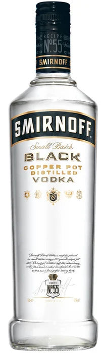 Smirnoff Black Plain Vodka | 700ML at CaskCartel.com