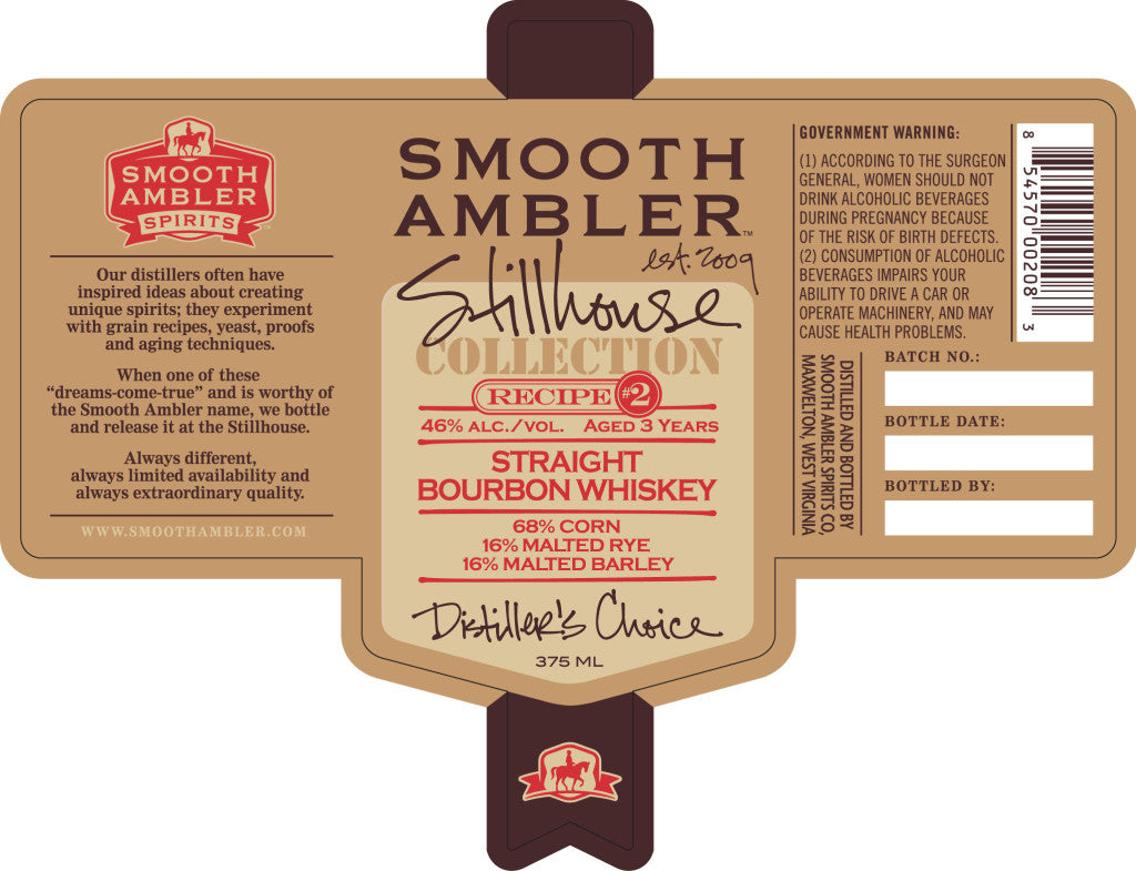 Smooth Ambler Stillhouse Collection Recipe 2 Whiskey at CaskCartel.com