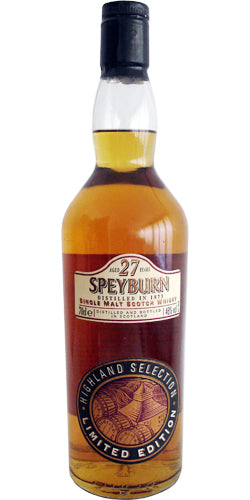 Speyburn (1973) 27 Year Old Highland Selection Scotch Whisky | 700ML at CaskCartel.com