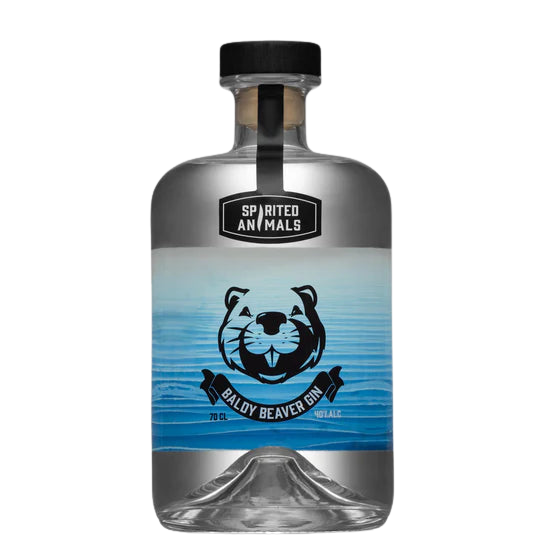 Spirited Animals Baldy Beaver Gin | 700ML at CaskCartel.com