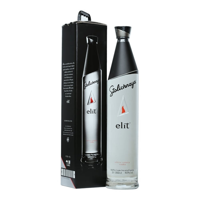 Stolichnaya Elit Plain Vodka | 3L at CaskCartel.com