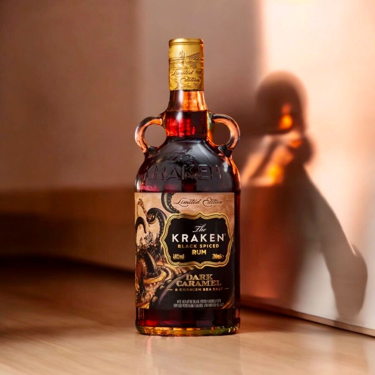 The Kraken | Dark Carmel & Cornish Sea Salt | Black Spiced Rum | Limited Edition | 700ML at CaskCartel.com 2
