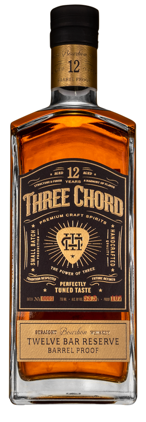 Three Chord 'Twelve Bar Reserve' Straight Bourbon Whiskey