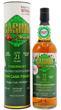 Tobermory Casino Series Rum Cask # Poker 1995 21 Year Old Whisky | 700ML at CaskCartel.com