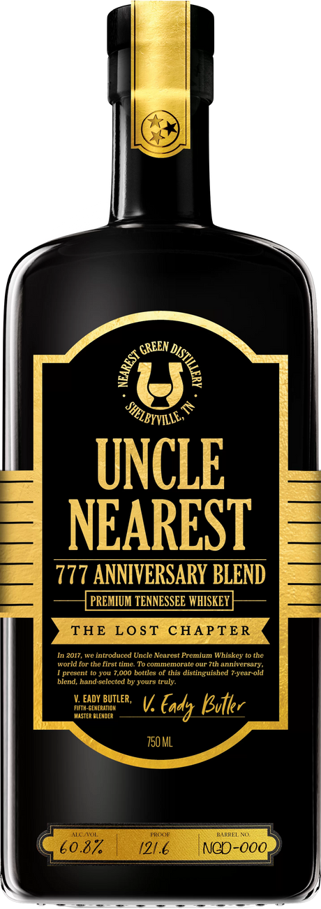 Uncle Nearest 777 Anniversary Blend The Lost Chapter Tennessee Whiskey at CaskCartel.com