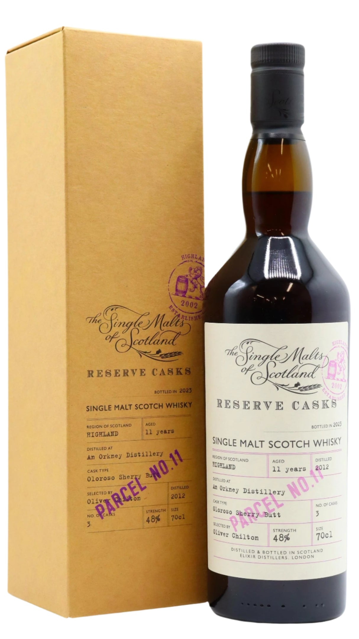 Undisclosed Orkney Single Malts Of Scotland Single Malt Parcel #11 2012 11 Year Old Whisky | 700ML at CaskCartel.com