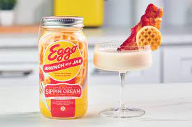 Sugarlands Shine | Eggo Nog Sippin’ Cream | Brunch in a Jar | Limited Edition 2023 | (6) CASE at CaskCartel.com 2