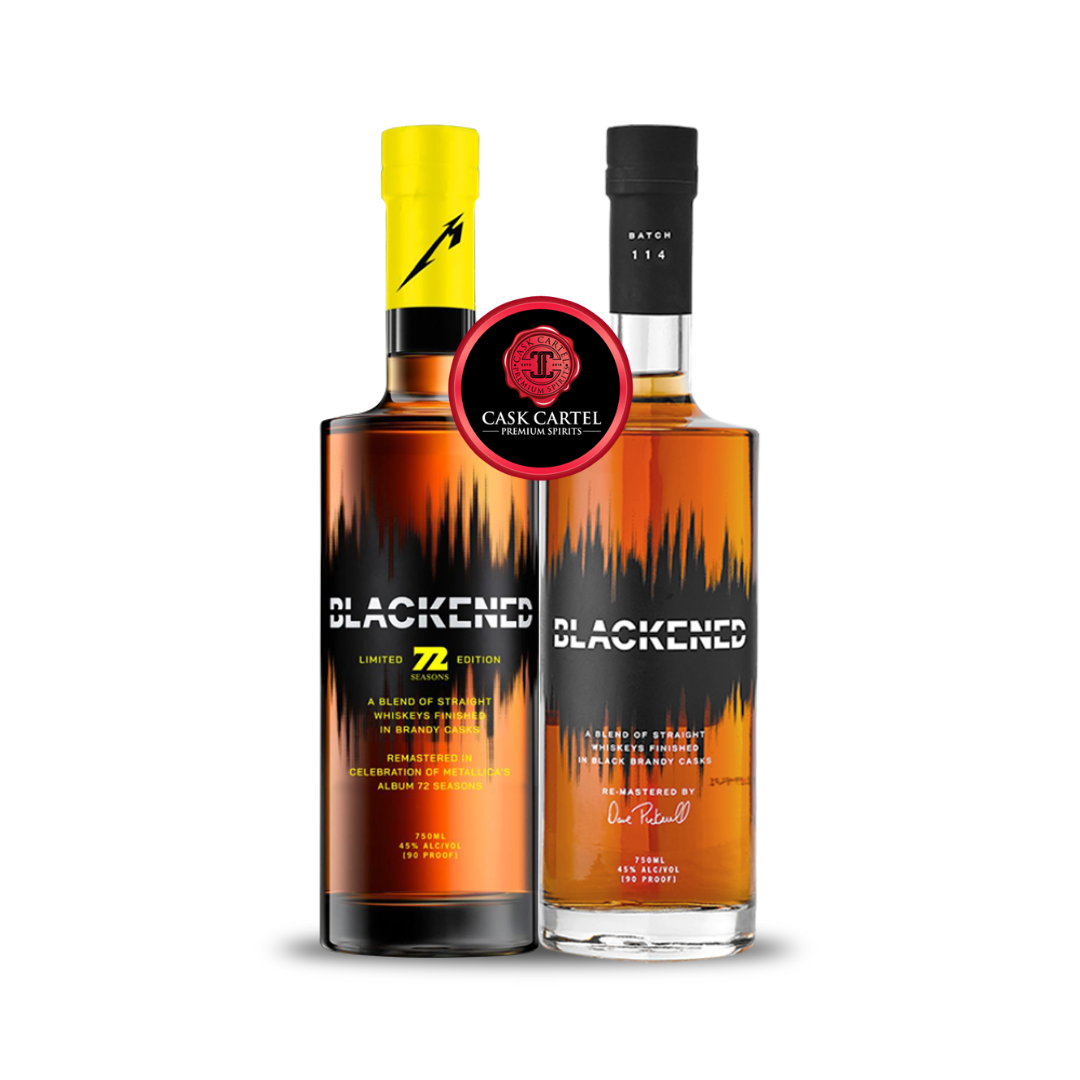 METALLICA | BLACKENED™ 72 SEASONS ALBUM | LIMITED EDITION | 2023 RELEASE | (2) BOTTLE FLAGSHIP BUNDLE at CaskCartel.com