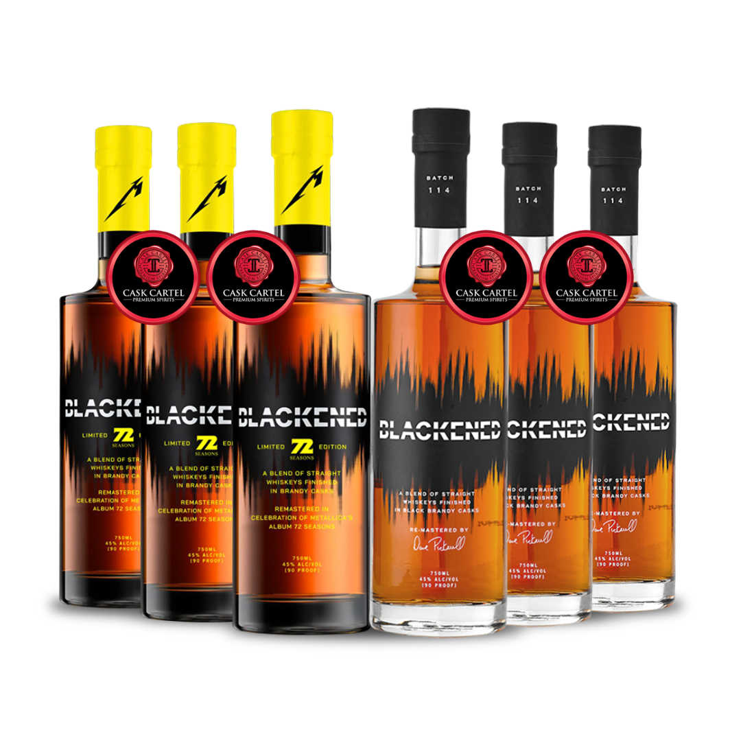 METALLICA | BLACKENED™ 72 SEASONS ALBUM | LIMITED EDITION | 2023 RELEASE | (4) BOTTLE FLAGSHIP BUNDLE at CaskCartel.com