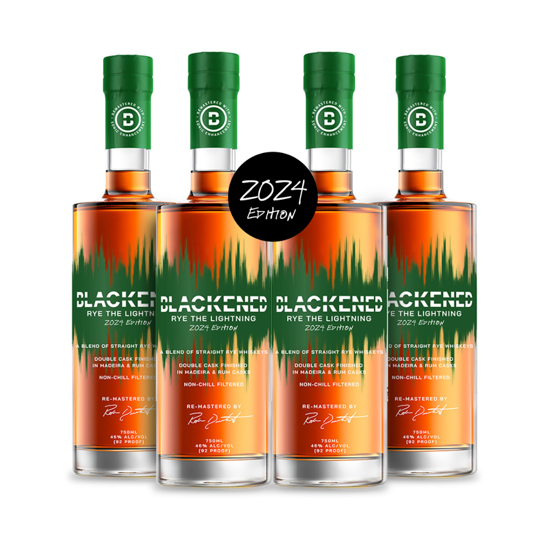 METALLICA | BLACKENED™ RYE THE LIGHTNING 2ND EDITION | 2024 | KENTUCKY STRAIGHT RYE WHISKEY | FOUR Bottle Bundle at CaskCartel.com