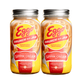 Sugarlands Shine | Eggo Nog Sippin’ Cream | Brunch in a Jar | Limited Edition 2023 | (2) Bottle Bundle at CaskCartel.com