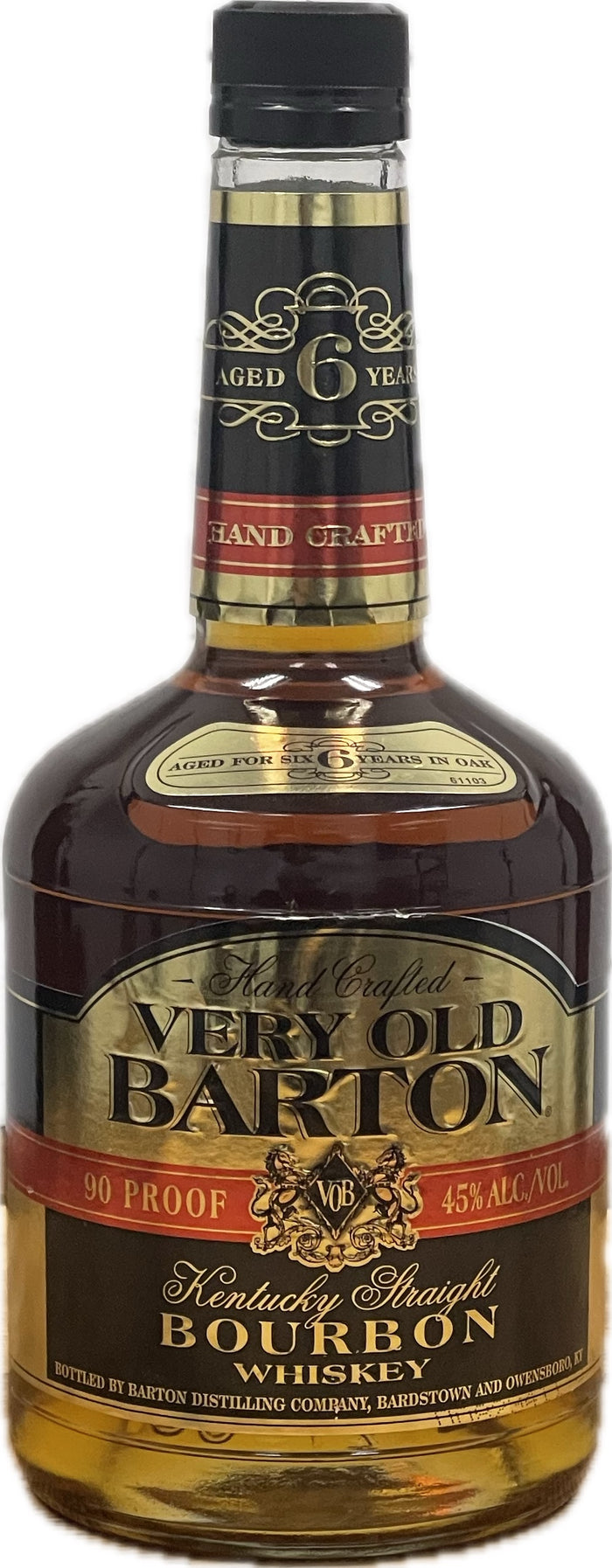 Very Old Barton 6 Year 90 Proof Kentucky Straight Bourbon Whiskey | Signed by Greg Davis