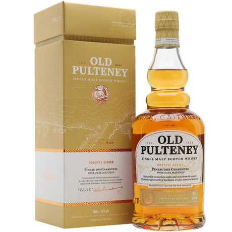 Old Pulteney The Maritime Malt Coastal Series Pineau Des Charentes Wine Cask Scotch Whisky at CaskCartel.com