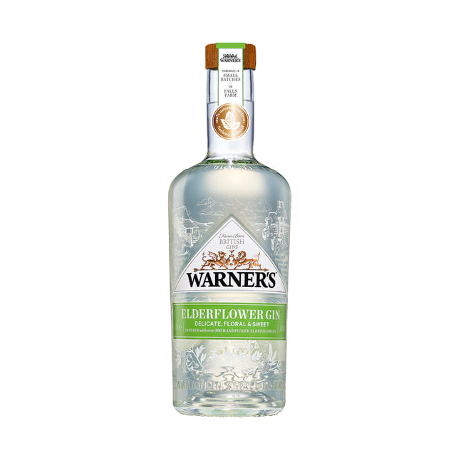 Warner's Elderflower Flavoured Gin | 700ML at CaskCartel.com