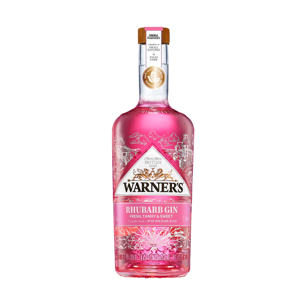 Warner's Rhubarb Flavoured Gin | 700ML at CaskCartel.com