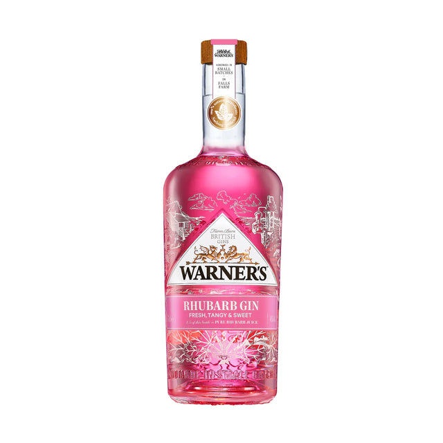 Warner's Rhubarb Flavoured Gin | 700ML at CaskCartel.com