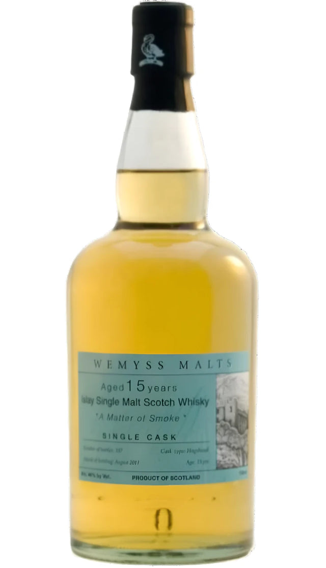 Wemyss Malts A Matter Of Smoke 15 Year Old Islay Single Malt Scotch Whiskey at CaskCartel.com