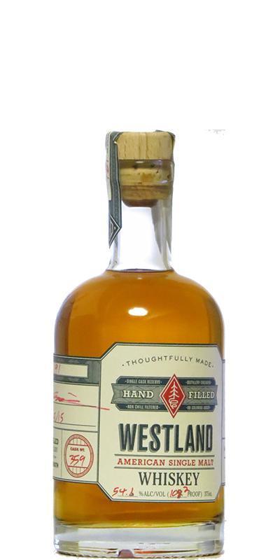 Westland Cask No 395 Hand Filled ABV 54.6% American Single Malt Whiskey at CaskCartel.com