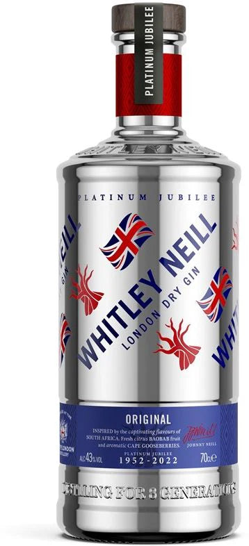 Whitley Neill Platinum Original Gin | 700ML at CaskCartel.com