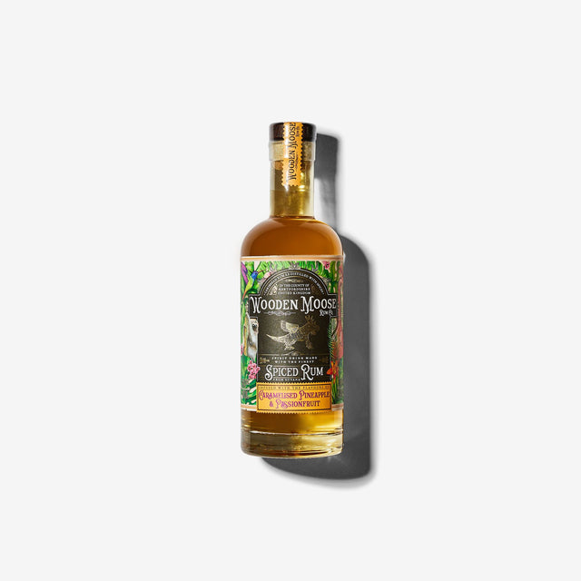 Wooden Moose Caramelised Pineapple & Passionfruit Spiced Rum | 700ML at CaskCartel.com