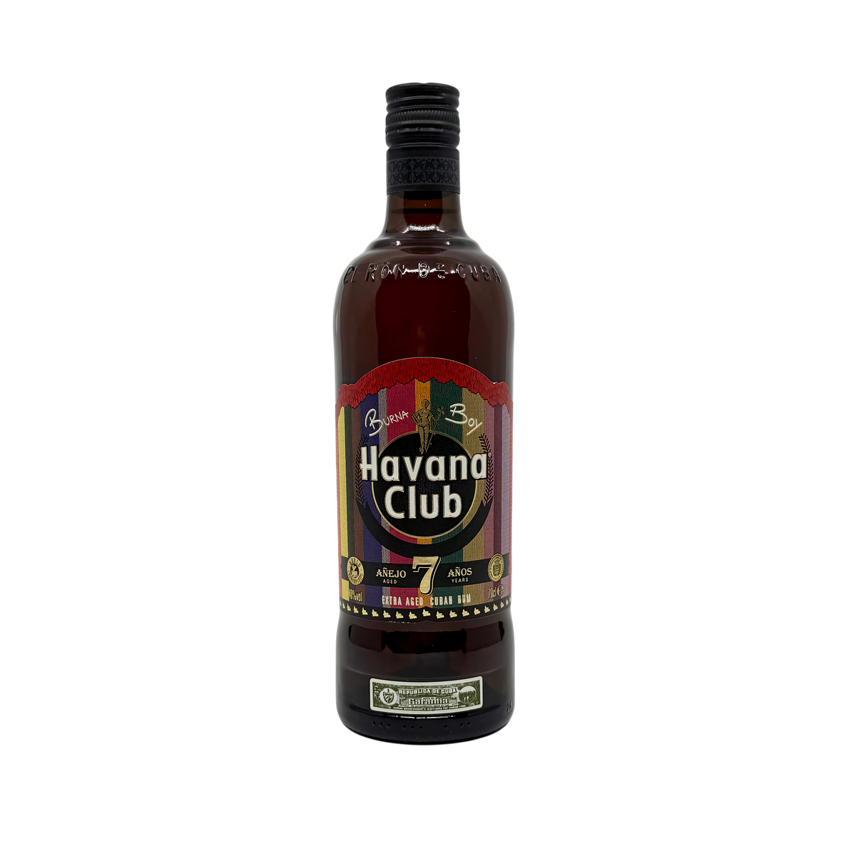Havana Club 7anos Burna Boy Edition Cuban Rum | 700ML at CaskCartel.com 